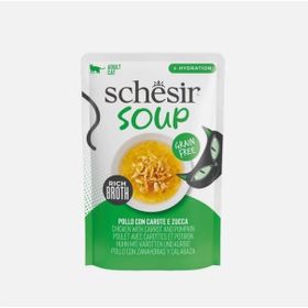 Schesir Soup Tavuk ile Bal Kabağı 40 gr Yetişkin Kedi Çorbası