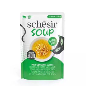 Schesir Soup Tavuk ile Bal Kabağı 40 gr Yetişkin Kedi Çorbası