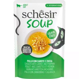 Schesir Soup Tavuk ile Bal Kabağı 40 gr Yetişkin Kedi Çorbası