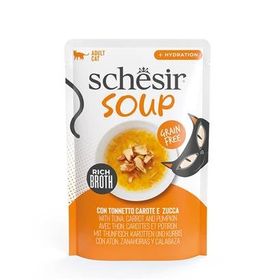 Schesir Soup Ton Balığı ile Bal Kabağı 40 gr Yetişkin Kedi Çorbası