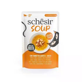 Schesir Soup Ton Balığı ile Bal Kabağı 40 gr Yetişkin Kedi Çorbası