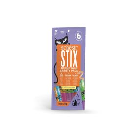 Schesir Stix 2 Tavuk 2 Somonlu 2 Ördekli Krem Çeşit Paketi Kedi Ödülü