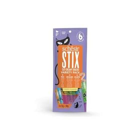 Schesir Stix 2 Tavuk 2 Somonlu 2 Ördekli Krem Çeşit Paketi Kedi Ödülü