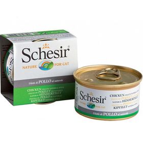 Schesir Tavuk Etli 85 gr Kedi Konservesi