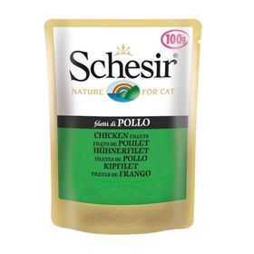 Schesir Tavuk Filetolu 100 gr Yetişkin Kedi Konservesi