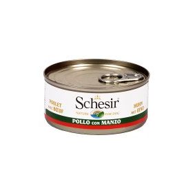 Schesir Tavuklu 150 gr ve Sığır Etli Yetişkin Köpek Konservesi