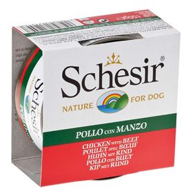 Schesir Tavuklu Biftekli 150 gr Konserve Köpek Maması