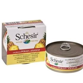 Schesir Tavuklu ve Ananaslı 150 gr Köpek Konserve Maması