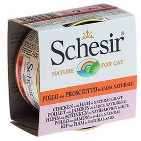 Schesir Tavuklu ve Karidesli Soslu 6x70 gr Kedi Konservesi