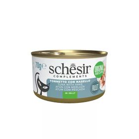 Schesir Ton Balığı ile Berlam Balıklı Jöle İçinde 70 gr Kedi Konservesi