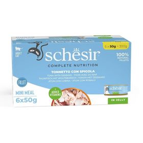 Schesir Ton Balığı ile Levrekli Jöle İçinde Multipack 6x50 gr Kedi Konservesi