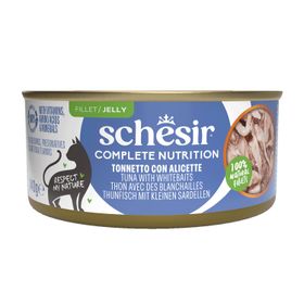 Schesir Ton Balığı ile Ringa Balıklı Jöle İçinde 140 gr Kedi Konservesi