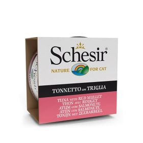 Schesir Ton Balığı ve Barbunya Balıklı Jöleli 85 gr Kedi Konservesi