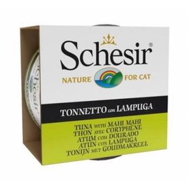 Schesir Ton Balığı ve Lambukalı (Mahi Mahi) Jöleli 85 gr Kedi Konservesi