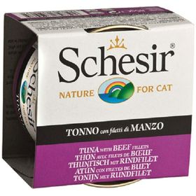 Schesir Ton Balığı ve Sığır Etli 85 gr Yaş Kedi Maması