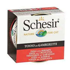 Schesir Ton Balık Karidesli Jelly 85 gr Kedi Konservesi