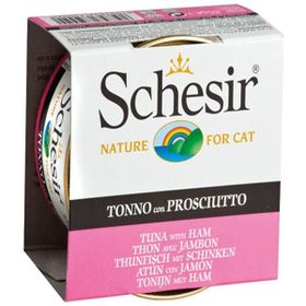 Schesir Ton Balık ve Jambonlu Jöleli 85 gr Kedi Konservesi