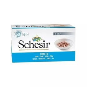 Schesir Ton Balıklı Pişirme Suyunda Multipack 6x50 gr Kedi Konservesi