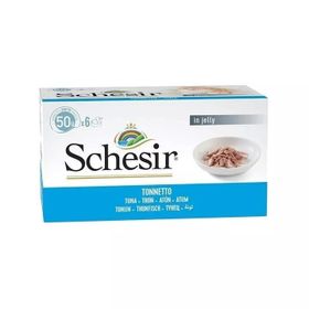 Schesir Ton Balıklı Pişirme Suyunda Multipack 6x50 gr Kedi Konservesi