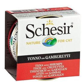 Schesir Ton Balıklı ve Karidesli 85 gr Kedi Konservesi