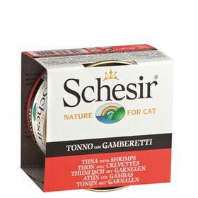 Schesir Ton Balıklı ve Karidesli Jöleli 85 gr Konserve Kedi Maması