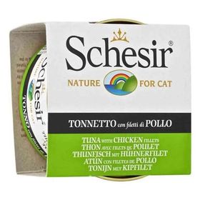 Schesir Ton Balıklı ve Tavuklu 85 gr Kedi Konservesi