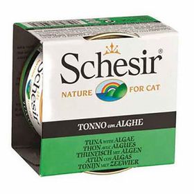 Schesir Ton Balıklı ve Yosunlu Jelly 6x85 gr Yetişkin Kedi Konserve