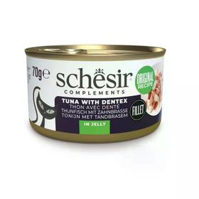 Schesir Ton ve Sinarit Balıklı Jöle İçinde 70 gr Kedi Konservesi