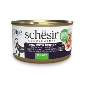 Schesir Ton ve Sinarit Balıklı Jöle İçinde 70 gr Kedi Konservesi