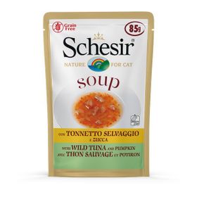 Schesir Yabani Ton Balıklı ve Balkabaklı 85 gr Tamamlayıcı Yetişkin Kedi Mama