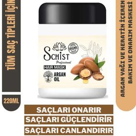 Schist Professional 200 ml Argan Yağlı ve Keratinli Saç Maskesi