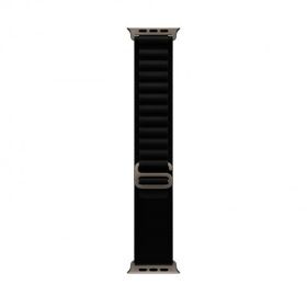 Schitec 42-44 mm Yeni Nesil Apple Uyumlu Siyah Akıllı Saat Kordonu