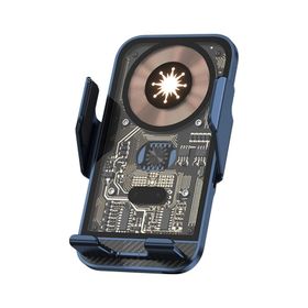 Schitec C10 15W Sensörlü Araç İçi Kablosuz Hızlı Şarj Aleti ve Telefon Tutucu