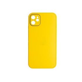 Schitec Deluxe İphone 12 Mat Sarı Kılıf