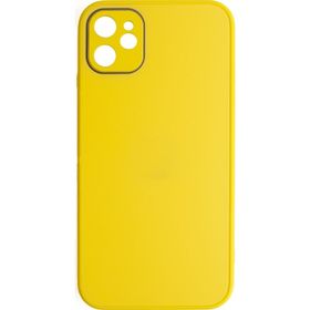 Schitec Deluxe İphone 12 Mat Sarı Kılıf