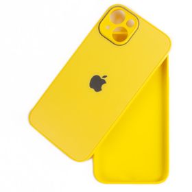 Schitec Deluxe İphone 14 Mat Sarı Kılıf