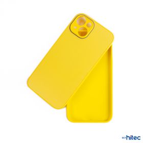 Schitec Deluxe İphone 14 Mat Sarı Kılıf