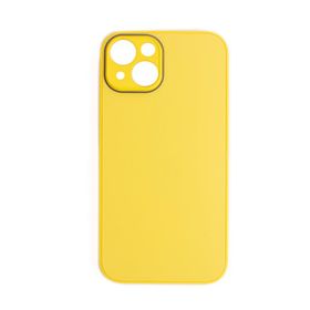 Schitec Deluxe İphone 14 Max Mat Sarı Kılıf