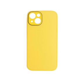 Schitec Deluxe İphone 14 Max Mat Sarı Kılıf