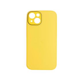 Schitec Deluxe İphone 14 Max Mat Sarı Kılıf
