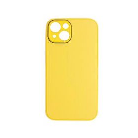 Schitec Deluxe İphone 14 Max Mat Sarı Kılıf