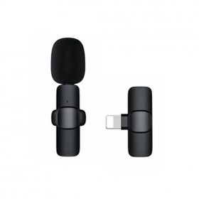 Schitec K11 Lightning Kablosuz Wireless HD Siyah Yaka Mikrofonu