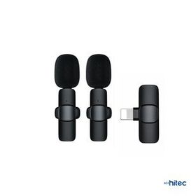 Schitec K9 Lightning Çift Kablosuz Wireless HD Siyah Yaka Mikrofonu