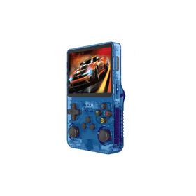 Schitec R36S Şeffaf Mavi 3.5 inç OTG Çıkışlı Taşınabilir Retro 15000+ Oyunlu El Atarisi