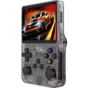 Schitec R36S Şeffaf Siyah 3.5 inç OTG Çıkışlı Taşınabilir Retro 15000+ Oyunlu El Atarisi
