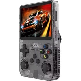 Schitec R36S Şeffaf Siyah 3.5 inç OTG Çıkışlı Taşınabilir Retro 15000+ Oyunlu El Atarisi
