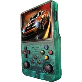 Schitec R36S Şeffaf Yeşil 3.5 inç OTG Çıkışlı Taşınabilir Retro 15000+ Oyunlu El Atarisi