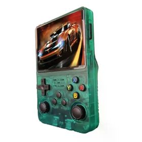 Schitec R36S Şeffaf Yeşil 3.5 inç OTG Çıkışlı Taşınabilir Retro 15000+ Oyunlu El Atarisi