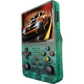 Schitec R36S Şeffaf Yeşil 3.5 inç OTG Çıkışlı Taşınabilir Retro 15000+ Oyunlu El Atarisi
