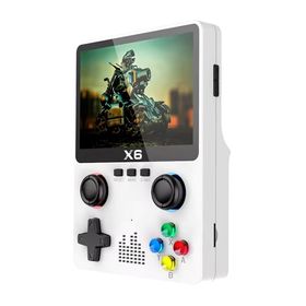 Schitec X6 3.5 inç Ips Ekran Taşınabilir 32GB Beyaz Retro El Oyun Konsolu